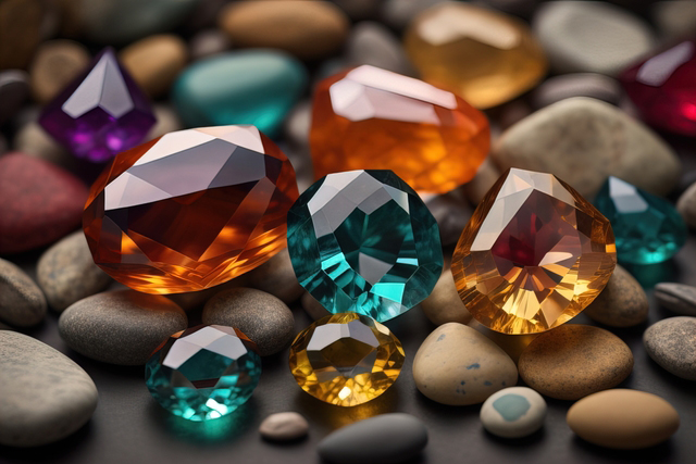 Mixed-cut diamond jewelry
